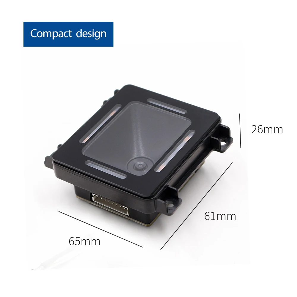 Módulo de scanner de código de barras de montagem fixa EP8280L 2D com interface USB/RS232 de alto desempenho 640*480 Coms Sensor 1D/2D/QR/PDF Scanner