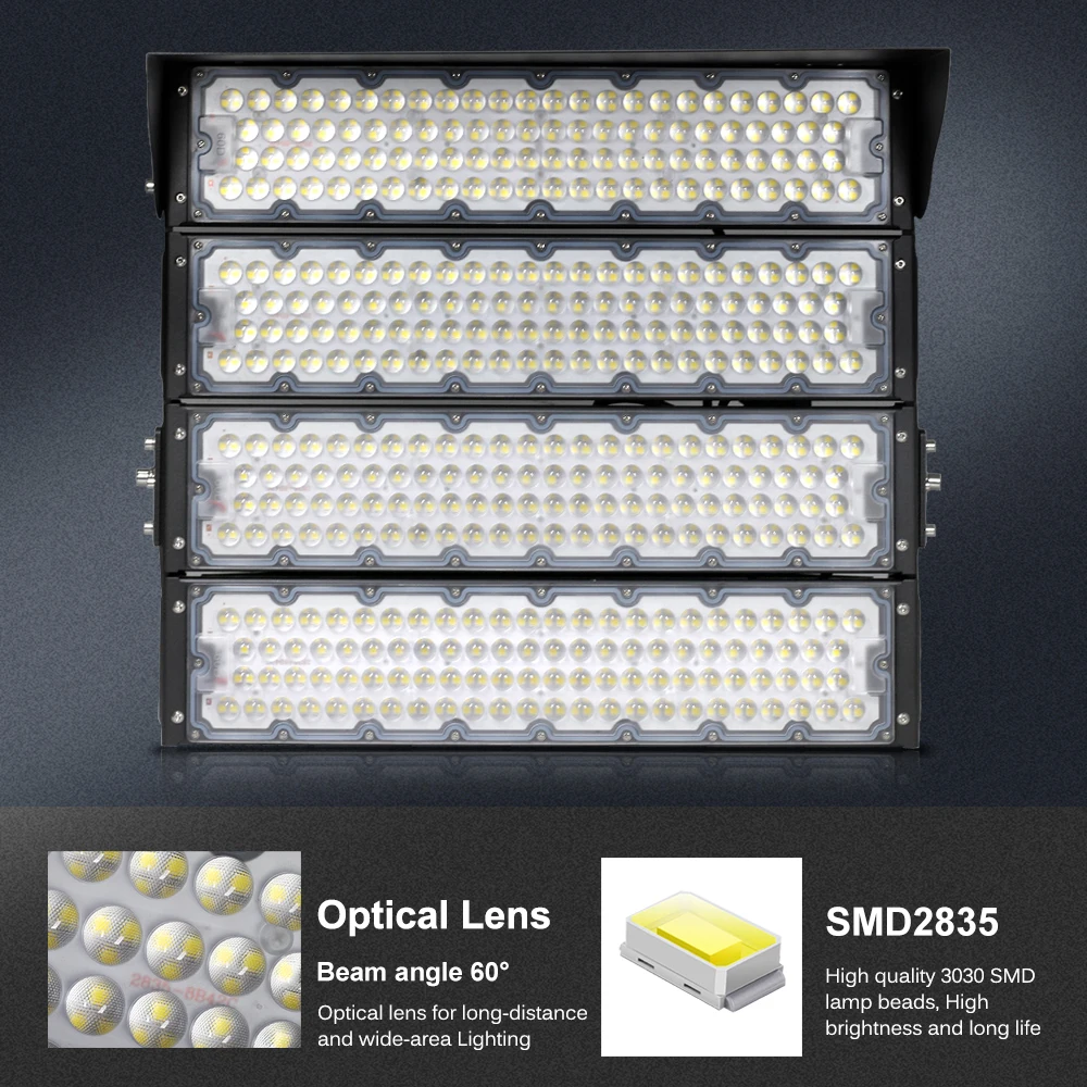 LED ملعب ضوء 240 واط 480 واط 720 واط 960 واط السوبر مشرق 6000 كيلو SMD2835 IP65 مقاوم للماء لإضاءة نفق ملعب كرة القدم في الهواء الطلق #4