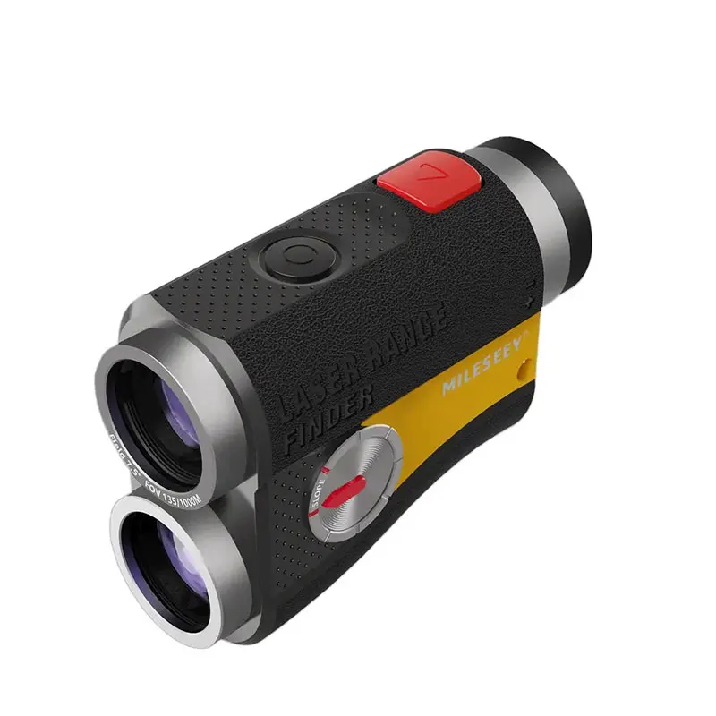 MiLESEEY PFS2 Laser Golf Rangefinder 600m Slope Adjusted Flag-Lock Distance Meter Hunting Telescope Dual Red Black Display