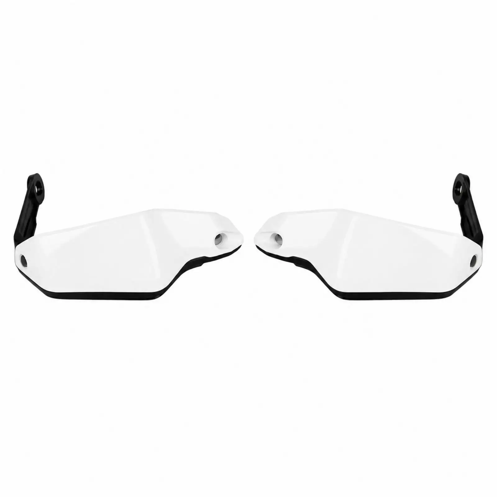 Motorcycle Handlebar Wind Deflector Hand Guard Extension Plastic Protector for Street Adventure Touring Bike Commute