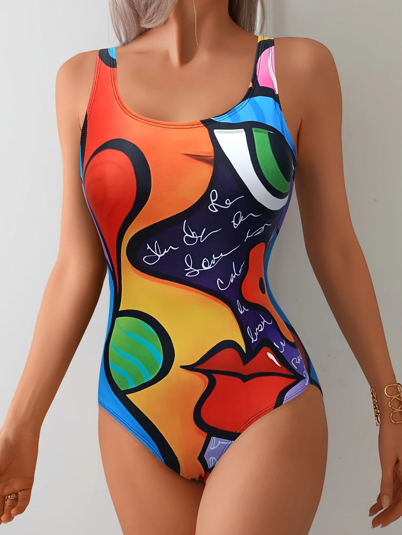 Women's Elegant One-Piece Swimsuit - Summer Beachwear, Bathing Suits