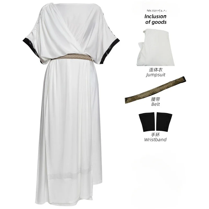 أزياء القرون الوسطى التأثيرية مشد يوناني قديم ملابس الأمير العربي للهالوين كرنفال حفلة مرحلة الأداء تحت عنوان الأحداث