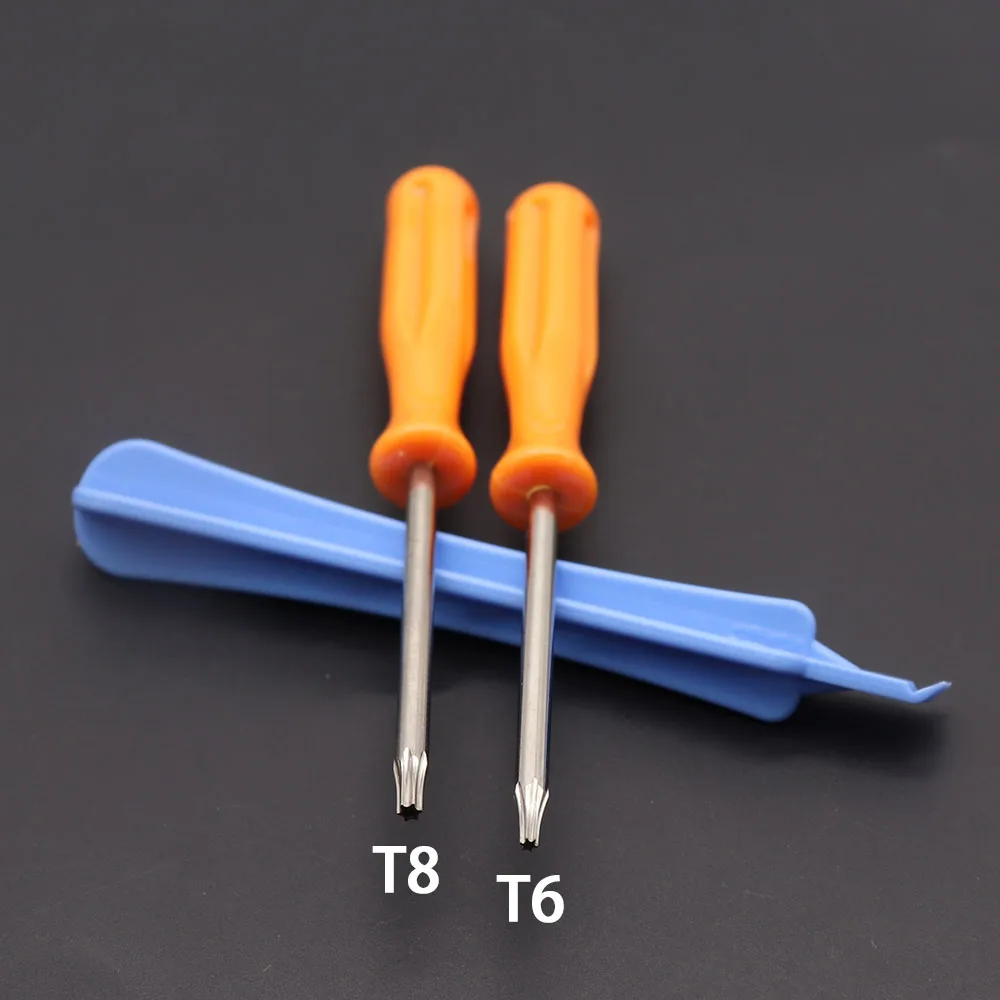 1 Set Spielwerkzeug-Kit für Xbox One X S Slim/Elite Gamepad-Controller Torx T8H T6 Schraubendreher Demontage-Reparaturwerkzeug mit Schrauben