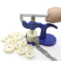 Herramientas de relojero de cierre trasero de 16cm, herramientas de reparación de presión, caja de plástico, herramientas manuales de cristal, prensa de reloj