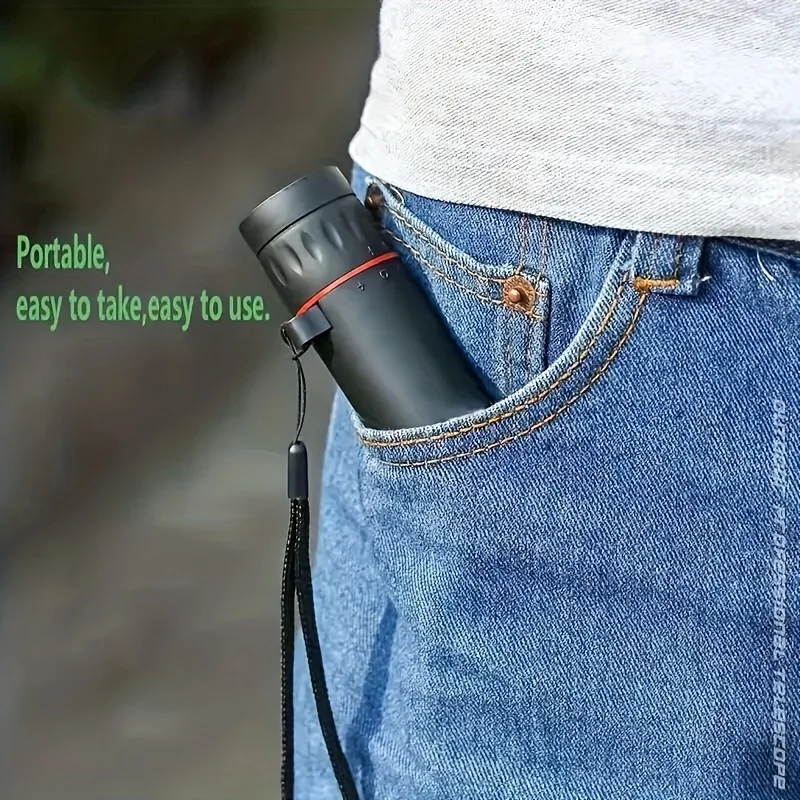 Imagem -03 - Telescópio Monocular hd 2000x25 Mini Portátil Adequado para Acampar ao ar Livre Viajar Caça e Assistir a Concertos