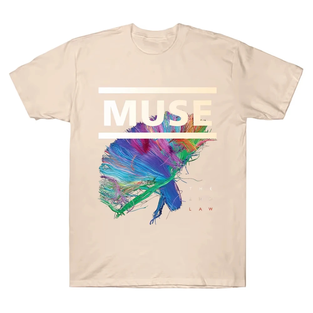 Muse The 2nd Law T-Shirt Rockband Muse Hochwertige Baumwollkleidung Unisex High Street Oversized Tops Sommer Gothic Streetwear – Detail 5