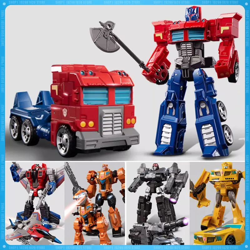 

В наличии игрушки-трансформеры G1 Megatron OP Bumblebee Starscream мультяшная фигурка автомобиля робот модель игрушки коллекционные подарки
