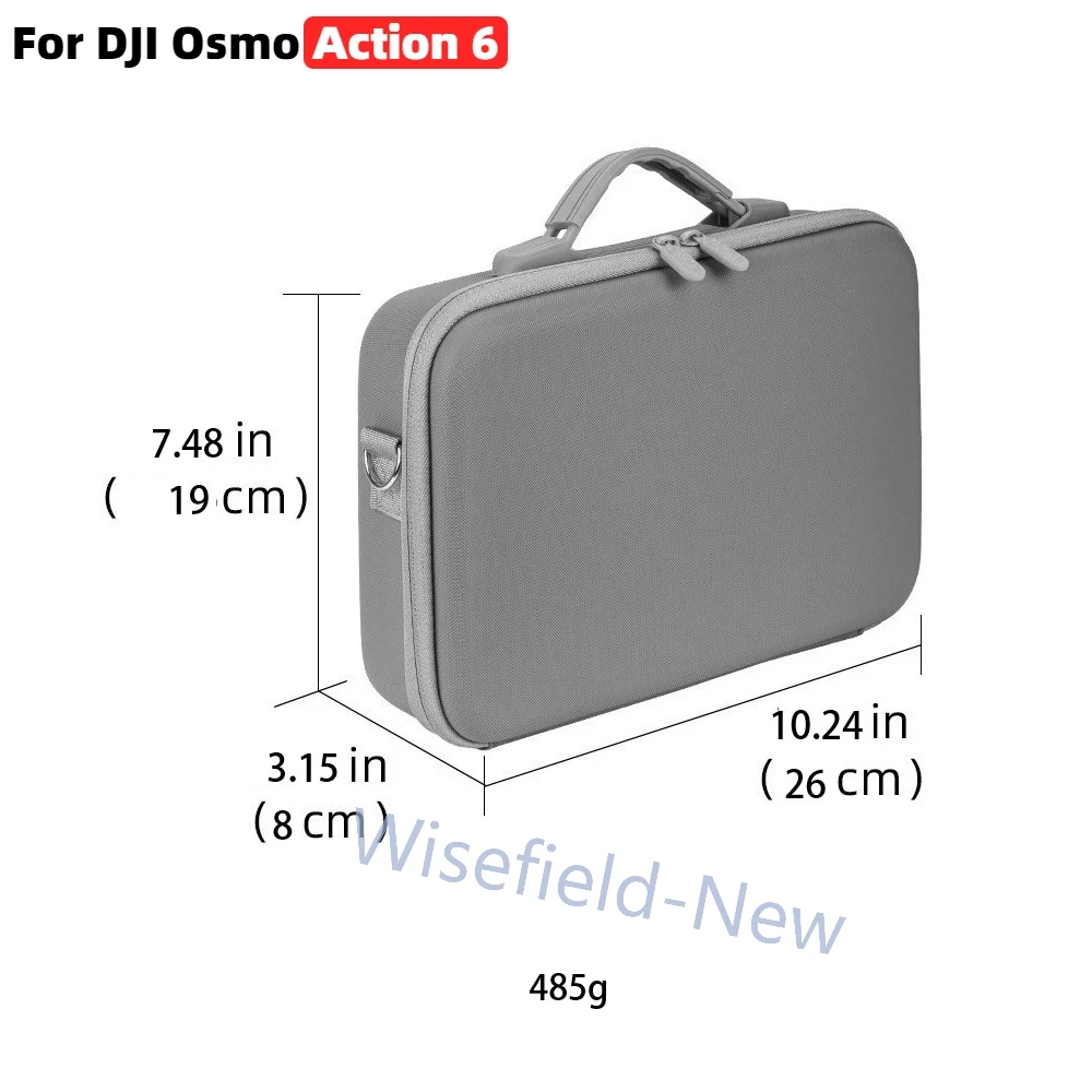 

Shoulder Storage Bag for DJI Osmo Action 6 Large Capacity Carrying Case Sports Camera Pressure&Shock Resistant Dust Resistant