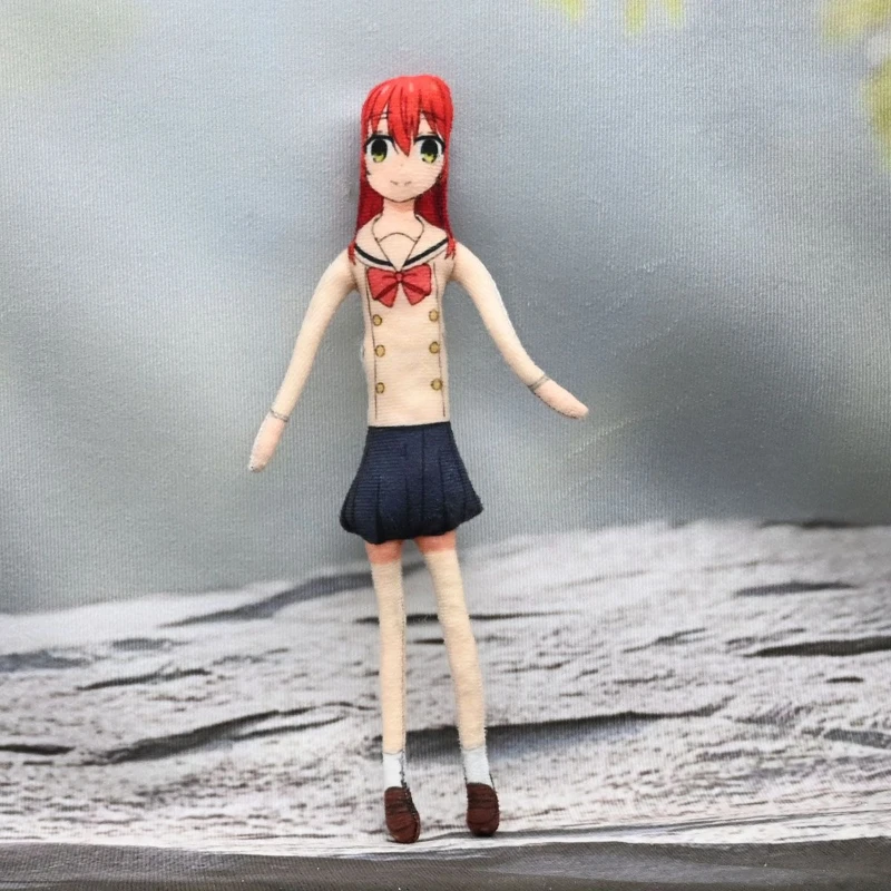 20cmの孤独な岩の形をしたマウス型のドライフードスナック、ワイヤーフレームの手足と関節が可動式でポーズが取れるアニメグッズ玩具ギフト