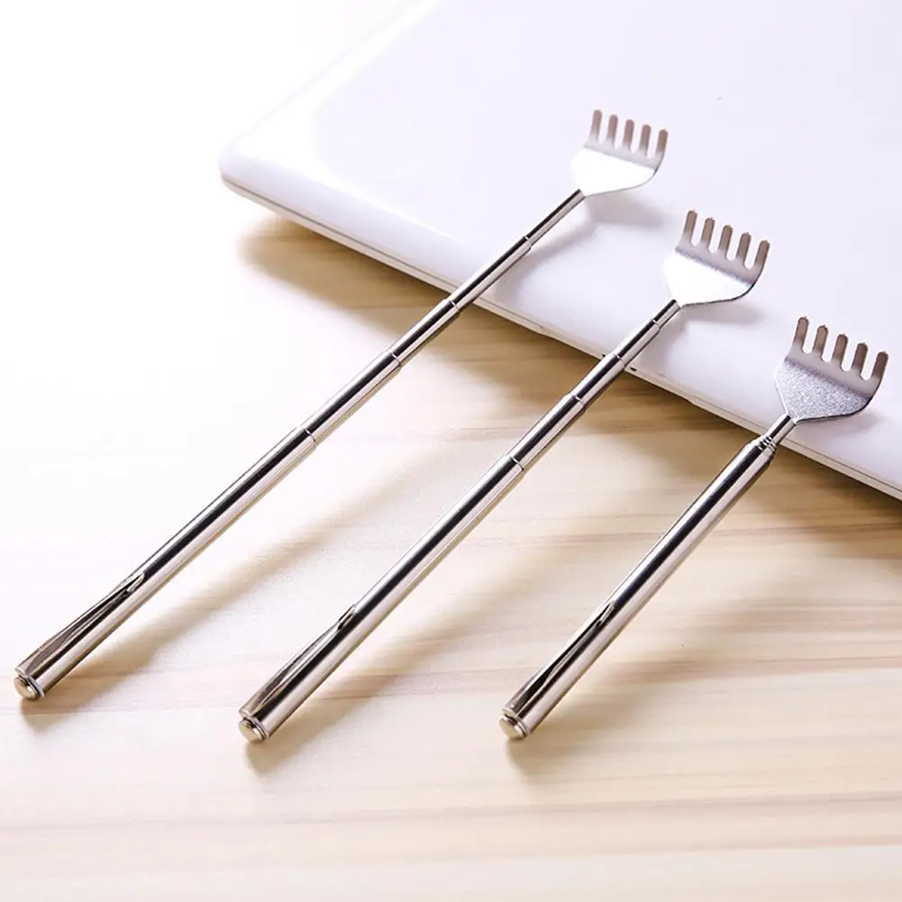 

Stainless Steel Claw Back Scraper Telescopic Retractable Back Scratcher Extendible Body Massage Hackle Itch Stick Health Care