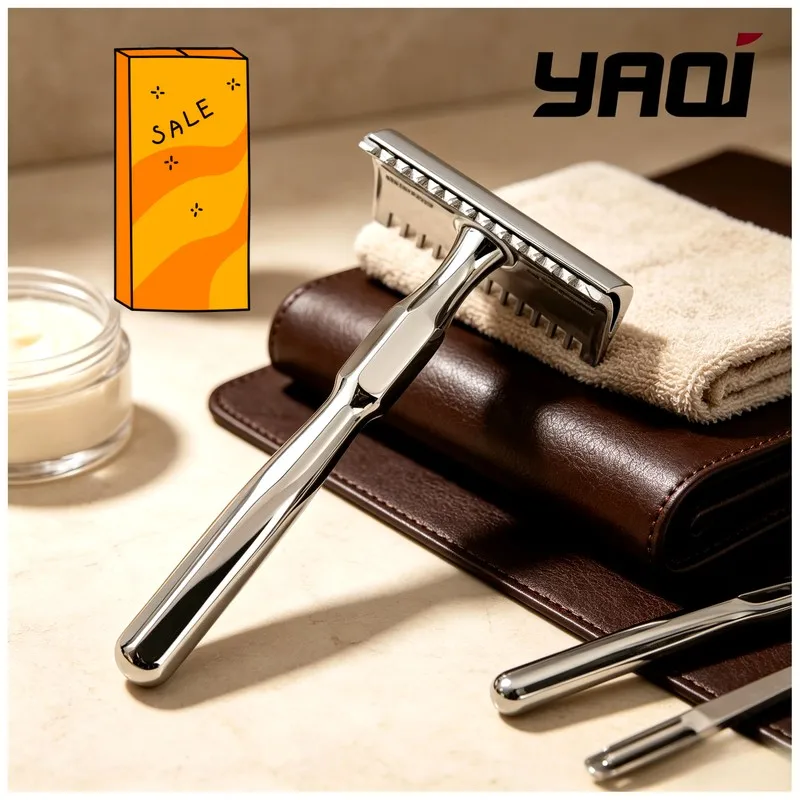 Yaqi PAGODA MIRABILIS Stainless Steel Safety Razor Collectibles Beard Shaver Birthday Gift For Boyfriend Beard Shaver 2026