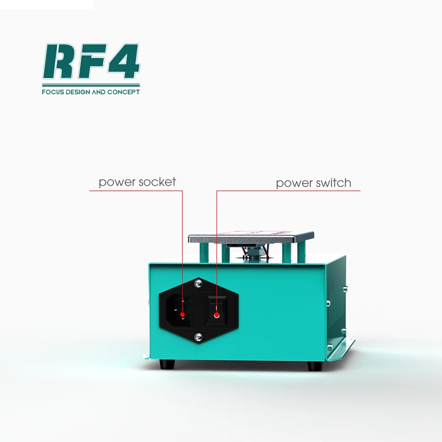 RF4 المدمج في مضخة تفريغ 7 بوصة الهاتف شاشة تعمل باللمس تفكيك أداة إصلاح LCD فاصل آلة 110/220 فولت RF-PEACE