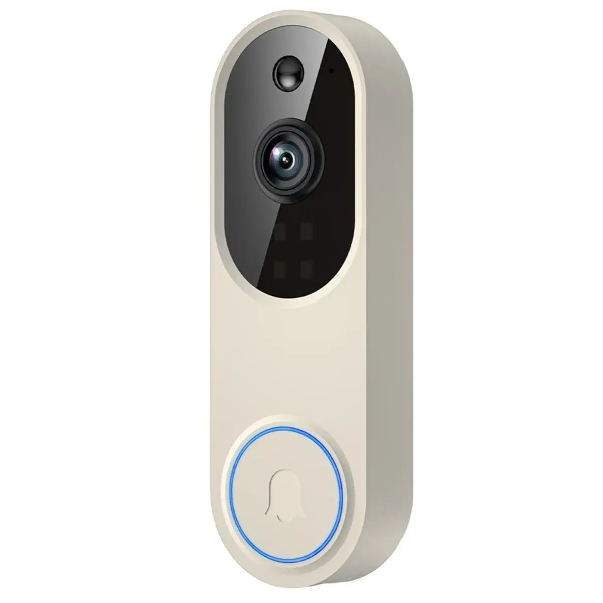 A72U Wireless Wi-Fi Video Doorbell Camera with Two Way Audio, AI Motion Detection, Night Vision and Cloud Storage