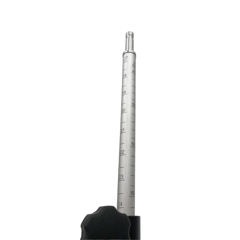 High Quality 60CM Telescopic Mini Prism Pole Replacement for Total stations Precise Tip Stretch Prism Surveying