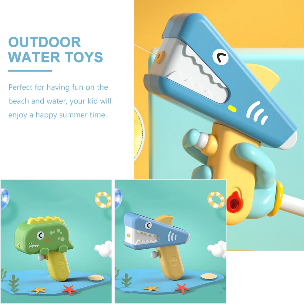 

2 Pcs Animal Water Outdoor Toy Summer Beach Toys Soaker Plastic Kids
