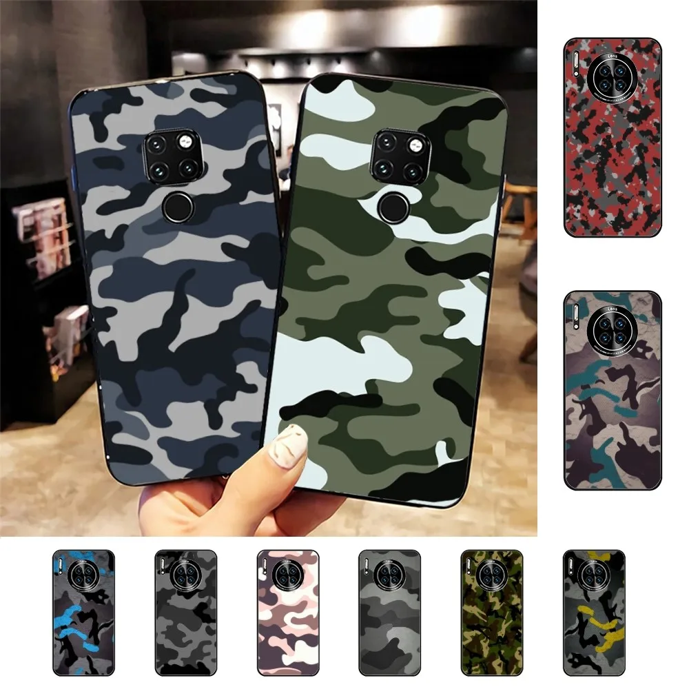 Camuflaje para Huawei Mate 10 20 30 40 50 lite pro Nova 3 3i 5 6 SE 7 pro 7SE