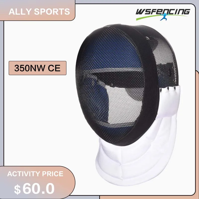 WSFENCING Fencing mask 350NW epee helmet adult children face protection CE certified fencing equipment