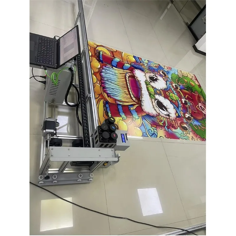 Innovative 3D Mural Printer, Vertical Wall Printing Equipment for Concrete Brick Tile and Glass Surfaces