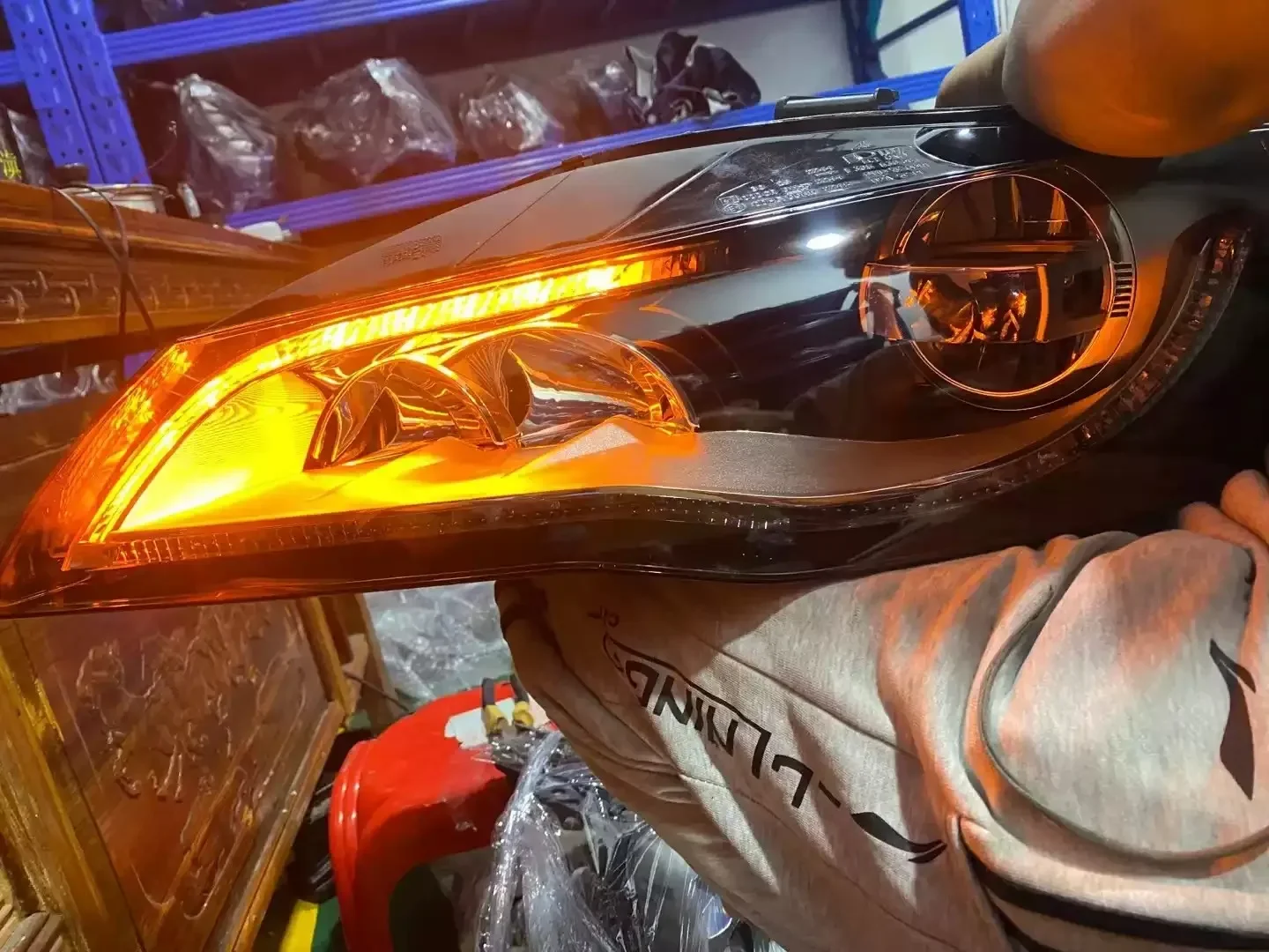 

Автомобильные светодиодные фары для Audi R8 DRL дневные ходовые огни динамический указатель поворота