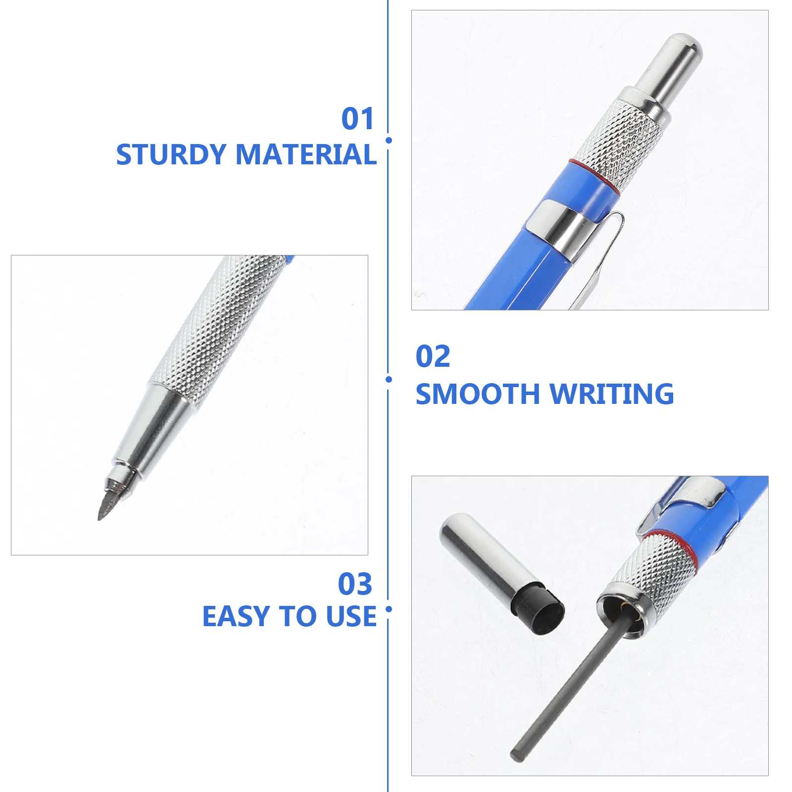 

1 комплект, набор автоматических механических карандашей 2,0, механический карандаш, гладкие карандаши для письма, черчения, студенческие офисные канцелярские принадлежности