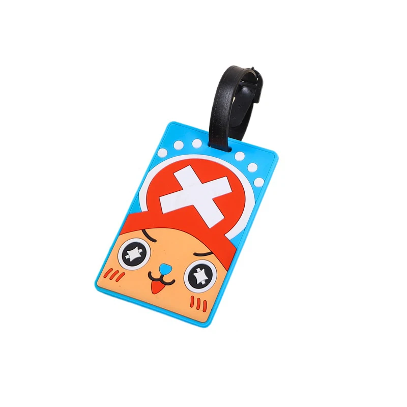 قطعة واحدة المروحية علامة الأمتعة أنيمي الأمتعة حقيبة معرف معرف Addres حامل الصعود العلامات المحمولة التسمية إكسسوارات السفر