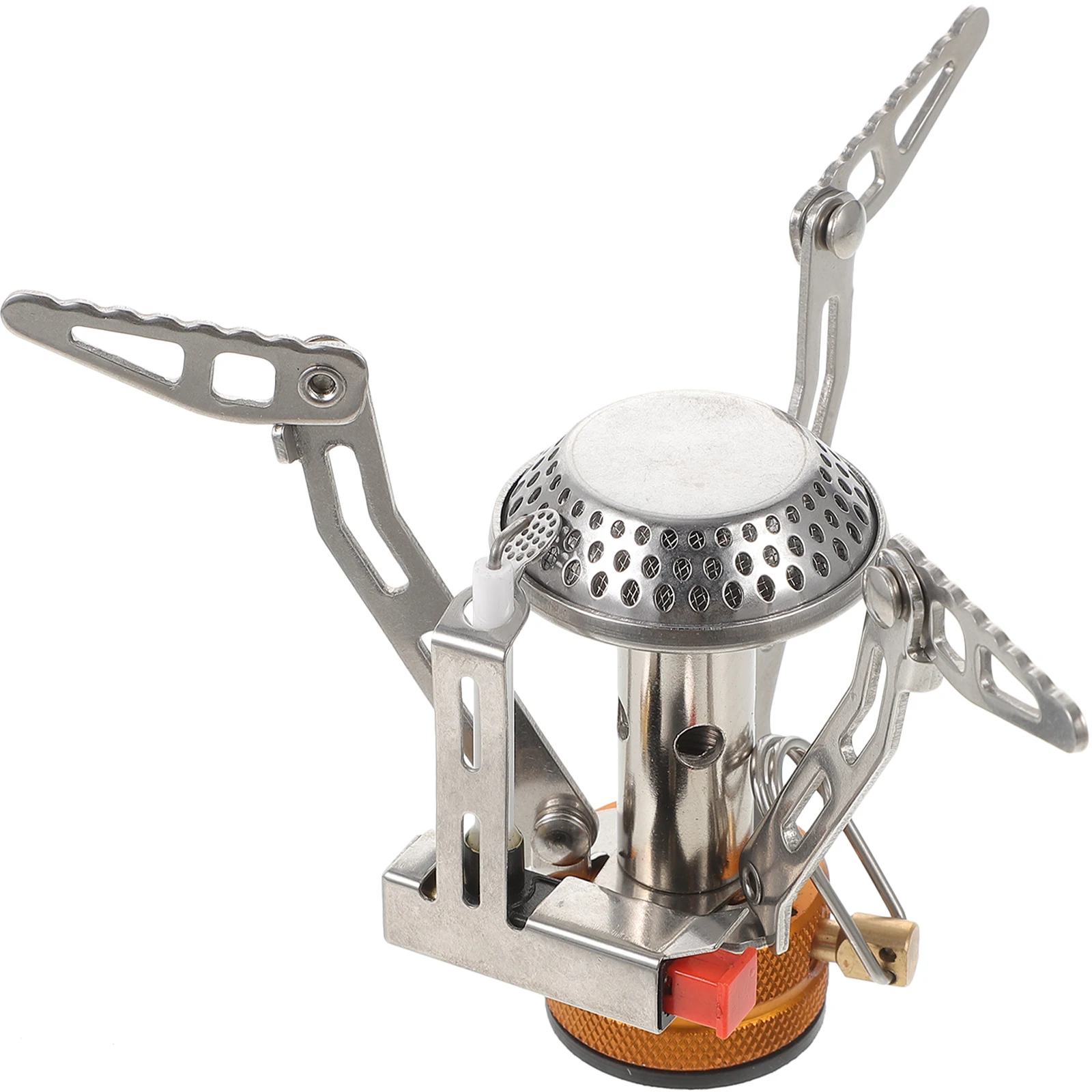 

Portable Gas Stove Camping Outdoor Cooker Aluminum Mini Space saving Fierce Long lasting Lightweight Small Volume