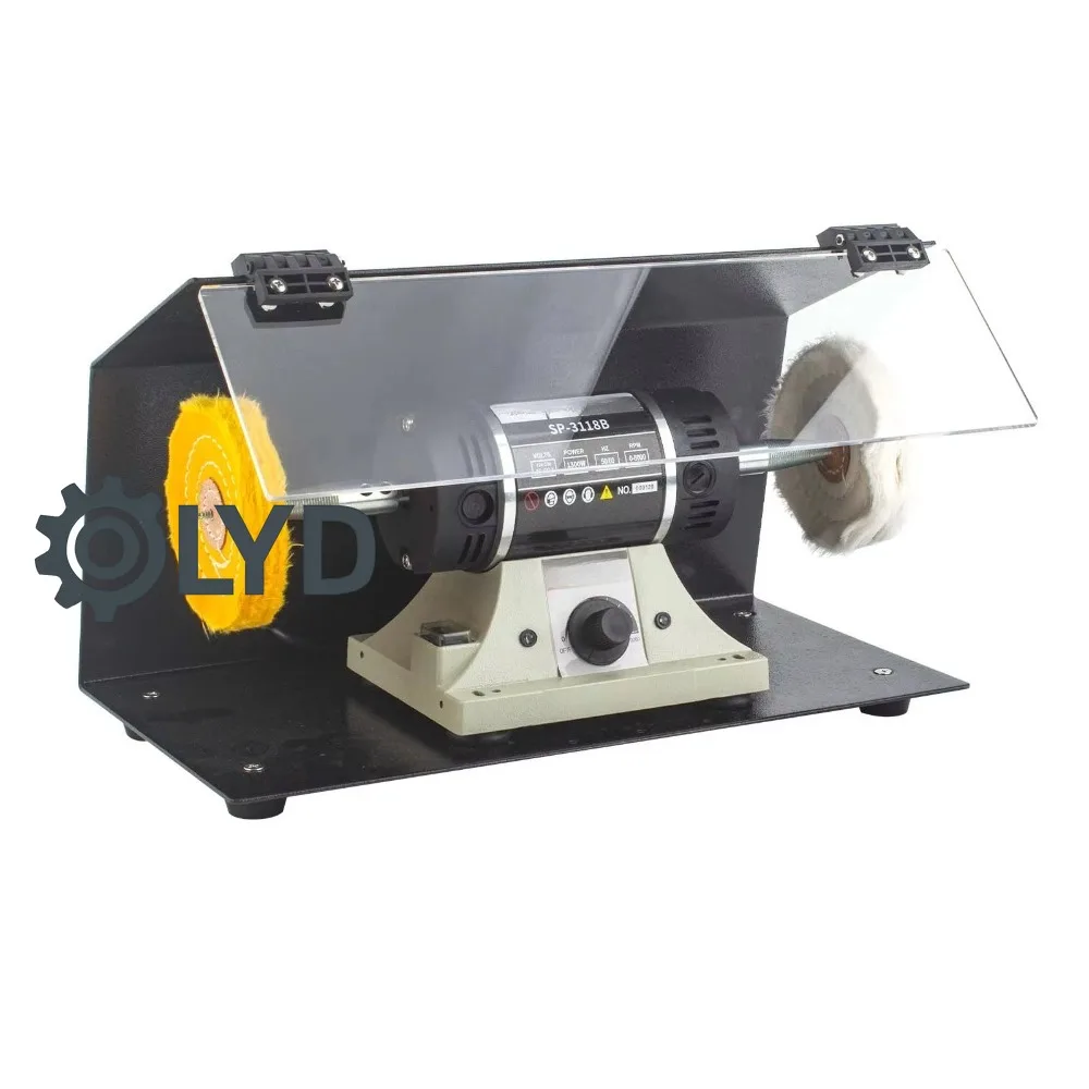 Bench Polisher Cloth Wheel Small All-in-One Polishing Tool for Metal Watch Jade Beads Jewelry Acrylic