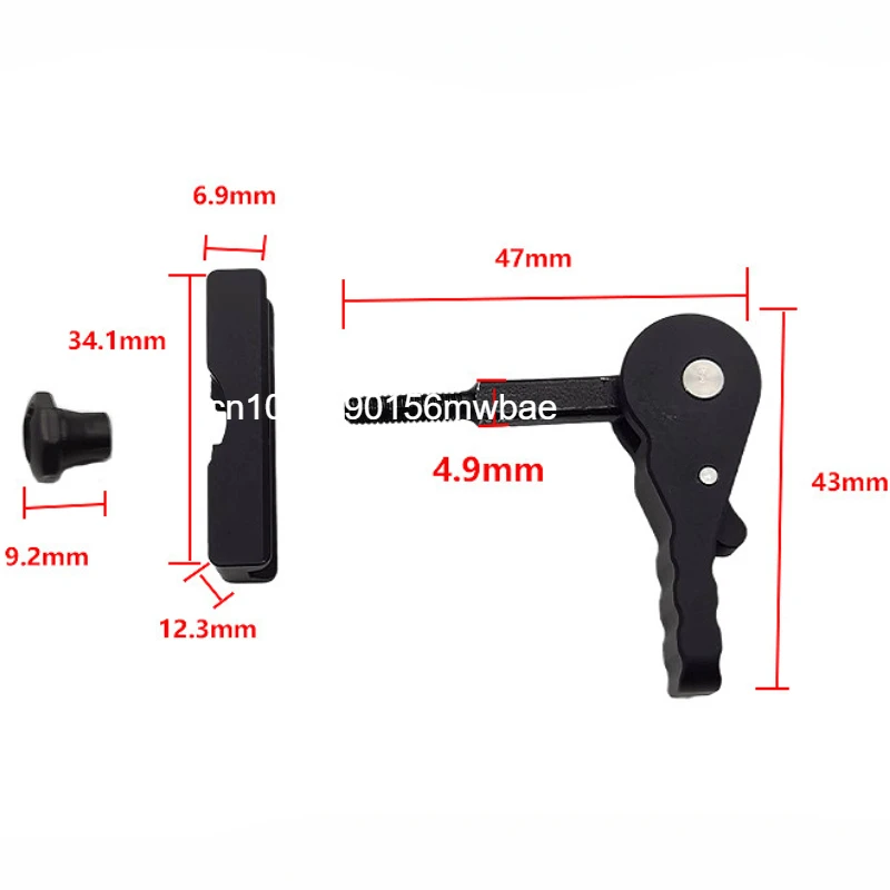 رافعة تكتيكية سريعة الفصل (QD) متوافقة مع الوحدة السريعة MRO/MRDS/M-icroPrism Riser Mount Optic Red Dot Sight Scope Picatinny