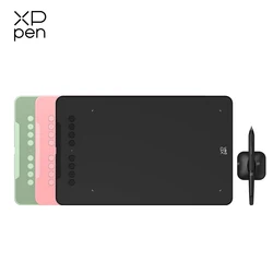 XPPen Deco01V3 Graphic Tablet 10 Inch Digital Drawing Tablet 3 Colors 16384 Levels 60 Tilt Art Animation for Android Windows Mac