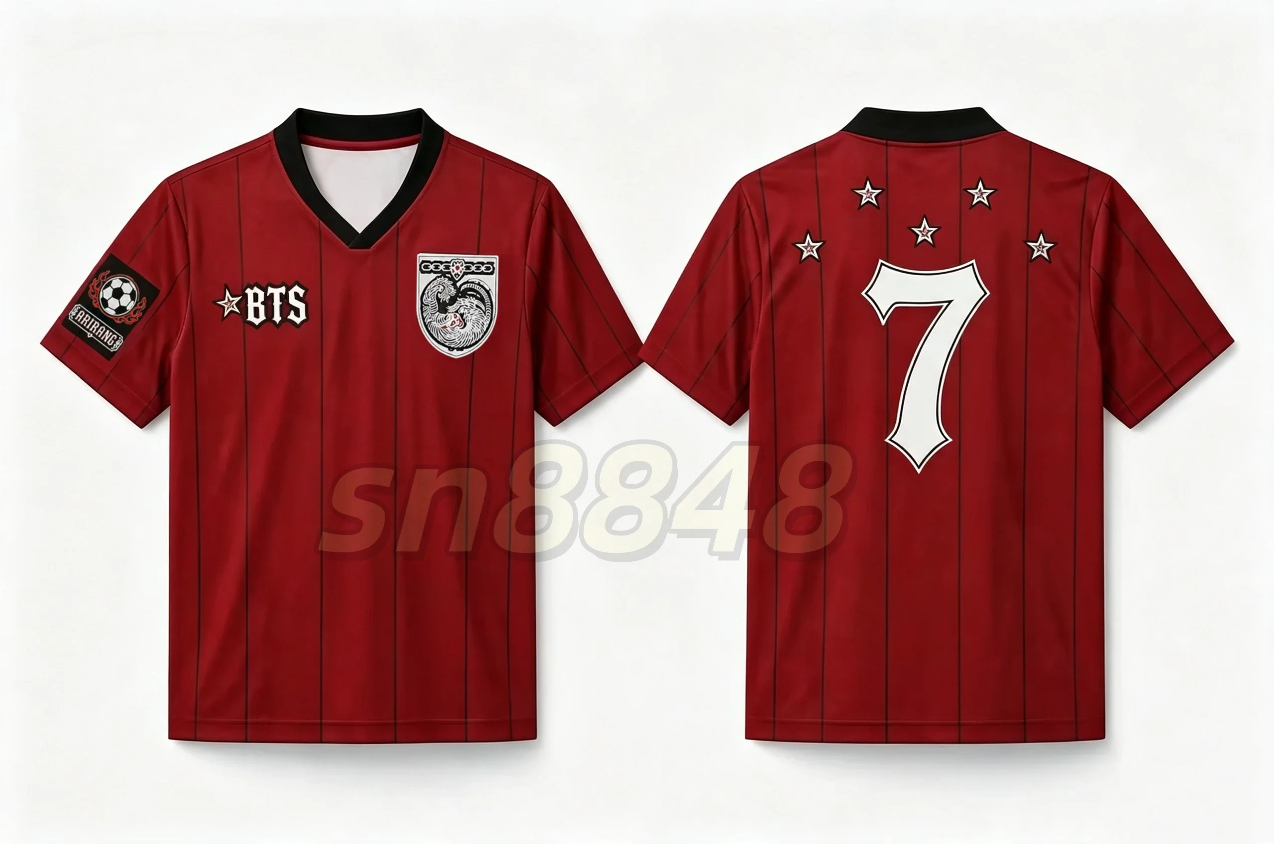 J-Hope Midnight Show BTS All Members Arirang Tour 3D-gedrucktes Neutrales Kpop Y2k Atmungsaktives Casual-Top Herren- und Damen-T-Shirts – Detail 6