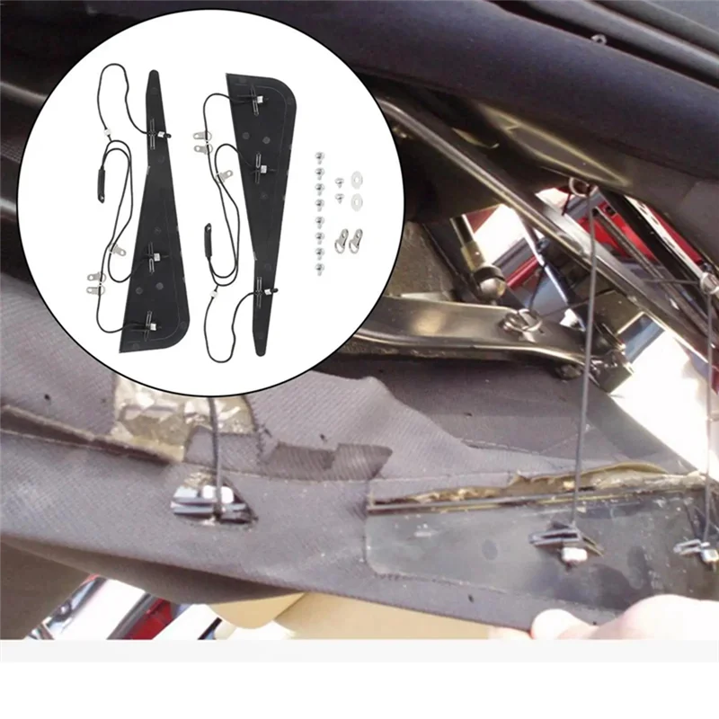 

Convertible Roof Pillar Repair Kit Top C Column Repair Kit Plastic Automotive Supplies For BMW E46 325Ci 330Ci M3 54317135351