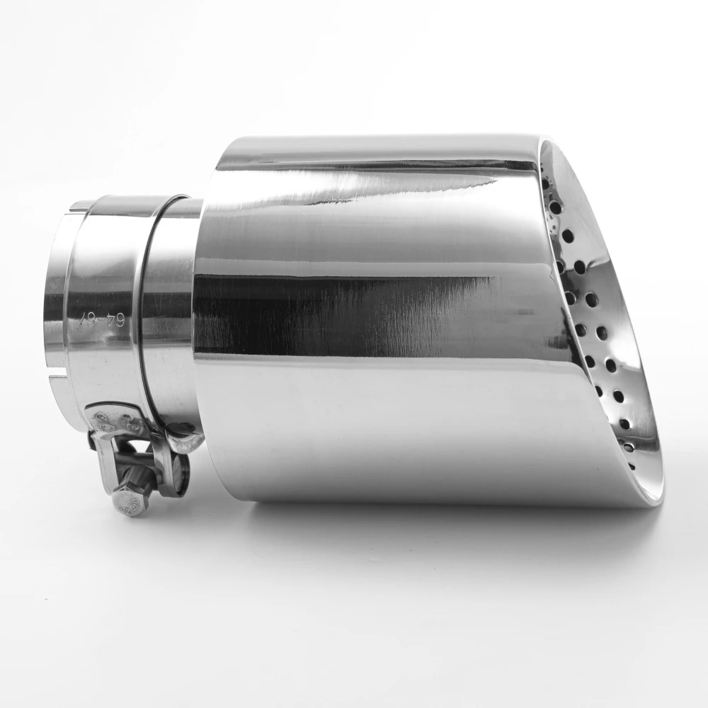 1pcs Exhaust Nozzle 304 Stainless Steel Large Diameter 89mm 101mm 114mm Open Car Muffler System Car Muffler Trim view 2