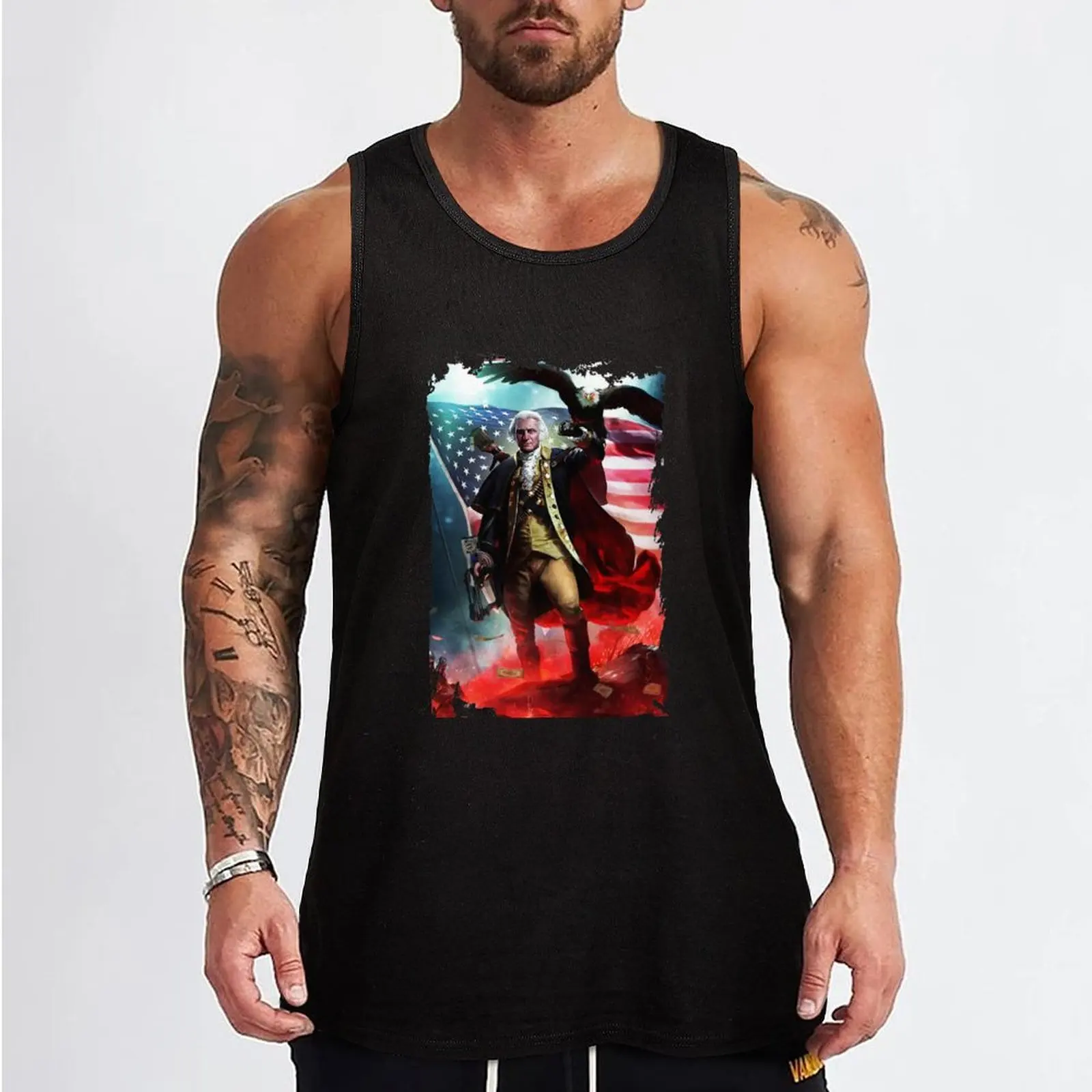 george washington- 4th Tank Top cool things Men's vest sexy clothes men