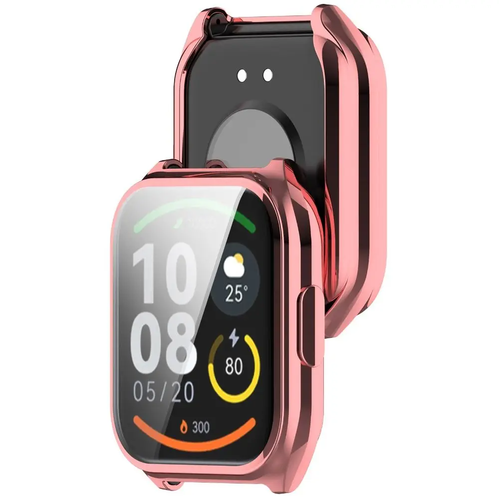 New Full Cover TPU Case Smart Watchband Screen Protector Bumper Accessories Protective Shell for HayLou Watch 2 Pro