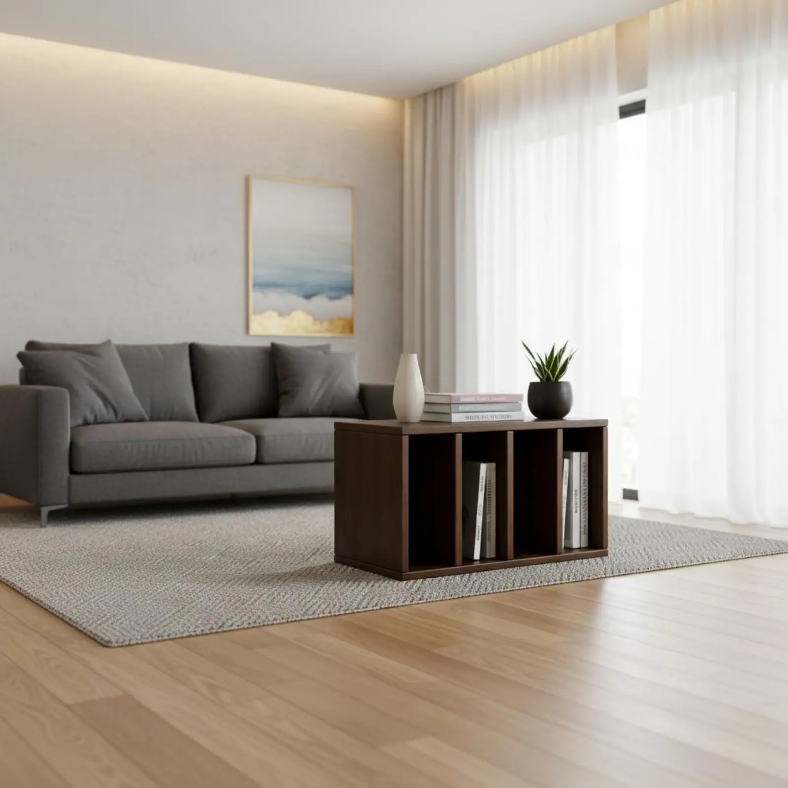 Mueble TV multifuncional para gatos y perros - ahorro de espacio - imagen 3
