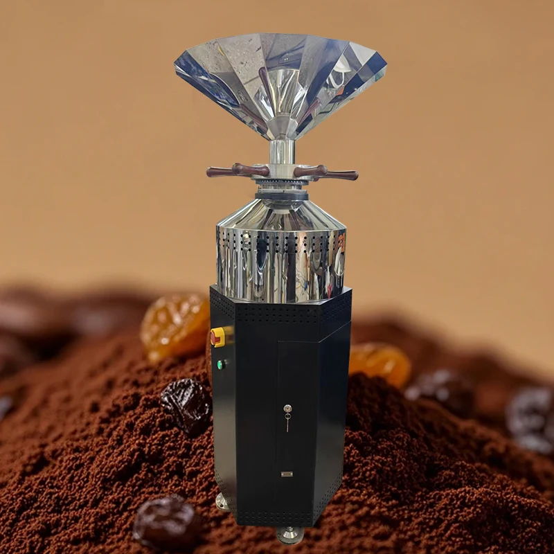 Large Commercial Professional Electric Coffee Bean Grinder for Industrial Use 110kg 170kg 220kg Big Capacity Low Temperature