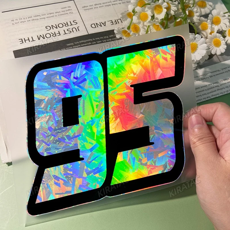 

Holographic stickers in Silver Carbon Fiber 95 for motorcycle, waterproof stickers for windshield, fuel tank, car body, vinyl