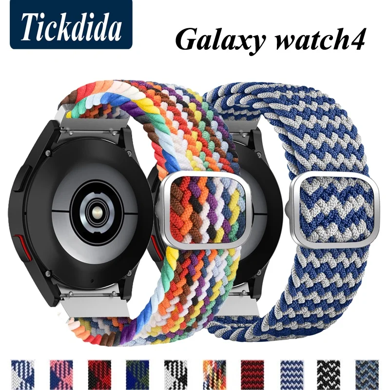 

Nylon Loop Strap for Samsung Galaxy Watch 4 Calssic 46mm 44mm Smart watch Belt Belt Bracelet for Galaxy Watch4 40mm 42mm