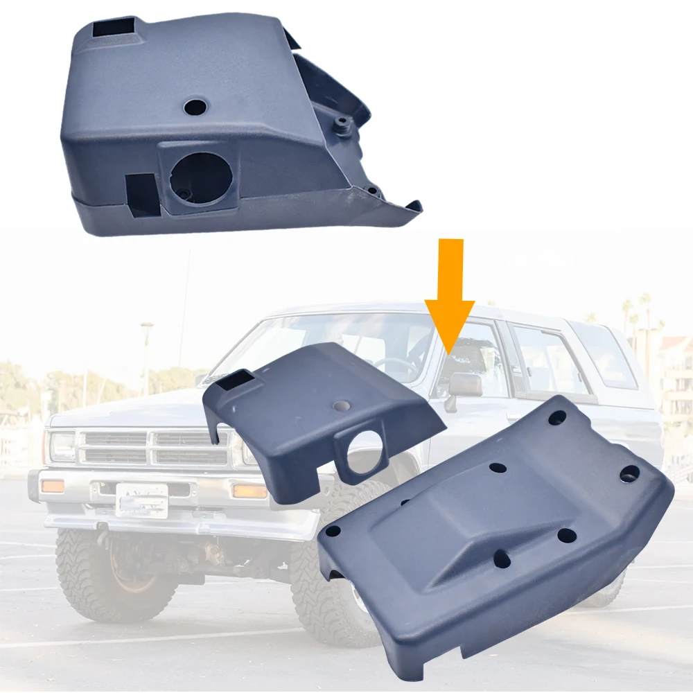 Car Steering Column Cover Shroud For Toyota 4Runner 1986-1989 Toyota Pickup 1984-1988 Toyota Hilux 86-1988 No Tilt Accessories view 3