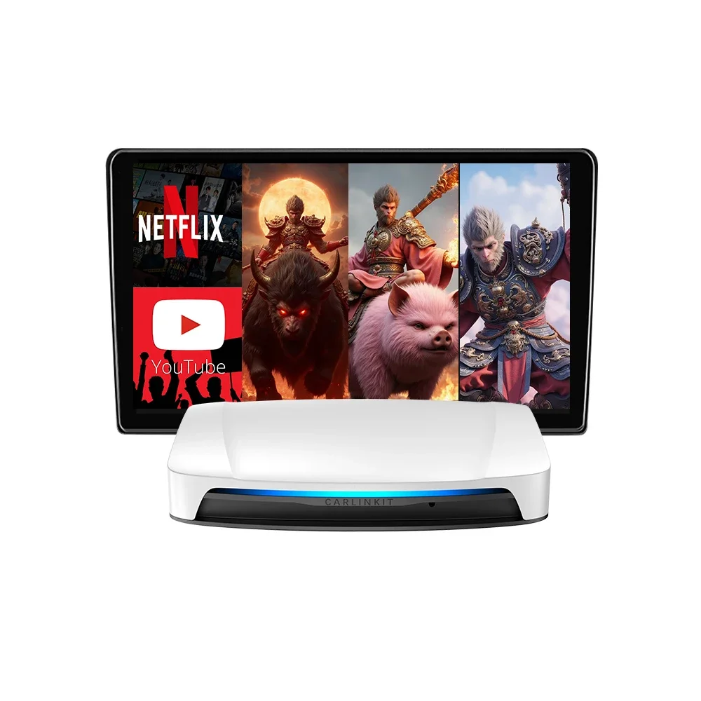

Carlink Kit Tbox Uhd Sm6225 Tv Ai Box Auto Electronics Uhd Wireless Adapter Car Carplay Dongle for Netflix Wukong