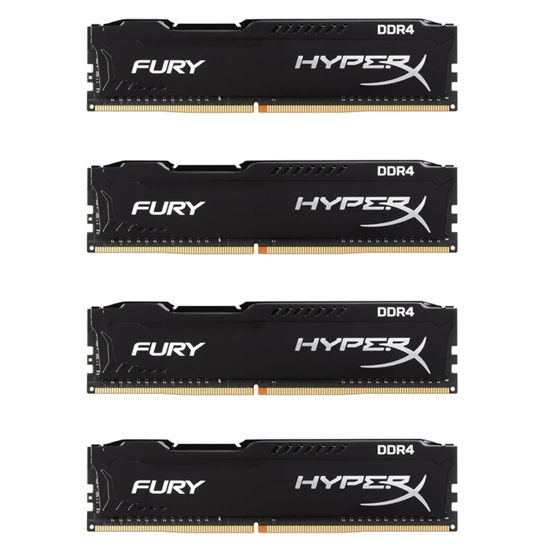 Imagem -04 - Memória Hyperx Fury Desktop 8gb 4gb 16gb 32gb 2133mhz 2400mhz 2666mh 3200mhz 3600mhz Dimm Ddr4 Pc421300 25600 Ram