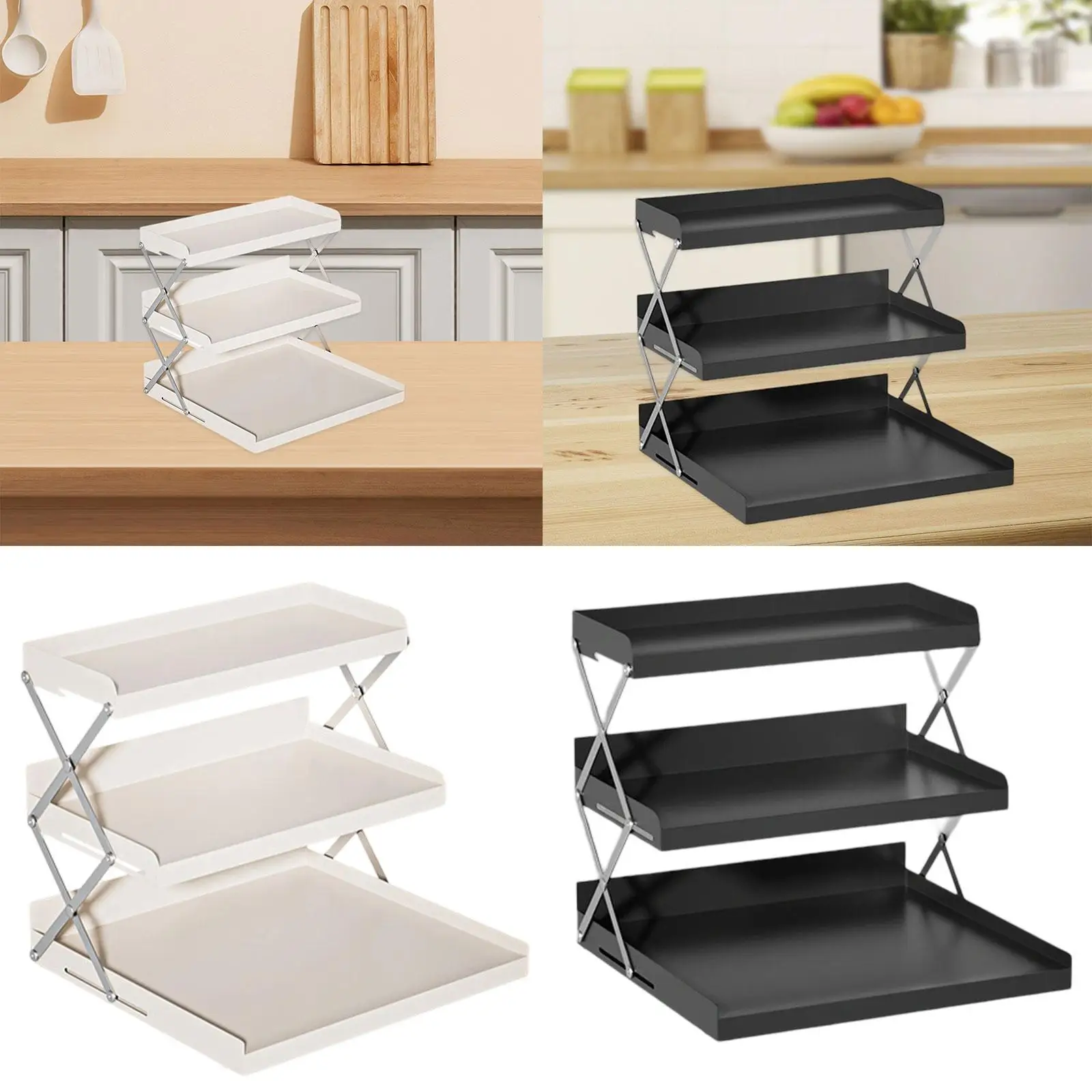 

Coffee Bar Organizer 3 Layer Coffee Station Organizer Coffee Mug Cup Holder Shelf for Counter Kitchen Office Living Room Bedroom