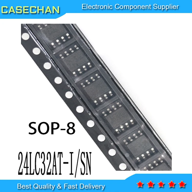 10PCS New and Original 24LC32AI/SN 24LC32A 24LC64T-I/SN 24LC64-I/SN 24LC64 24LC32 24LC64 SOP-8 IC 24LC32AT-I/SN