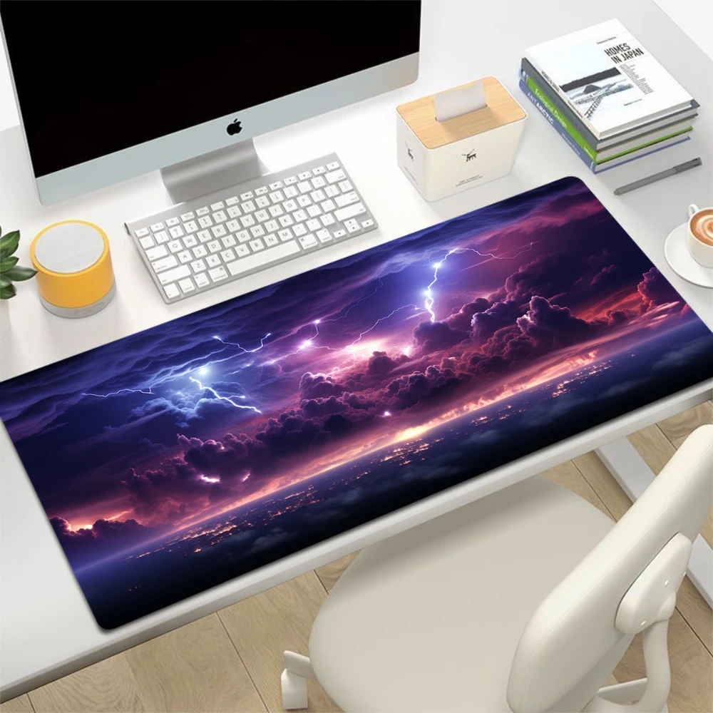 Starry Sky Mouse Pad Colourful and Stylish Design Large Rubber Non-Slip Computer Office Table Mats Keyboard Accessories Carpet