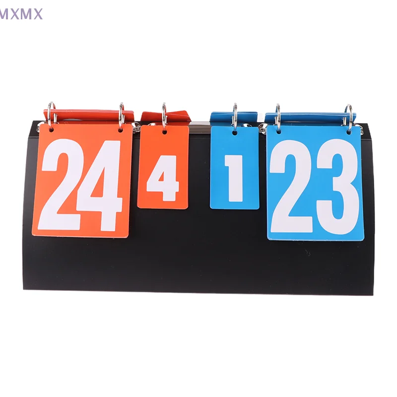 Tabellone segnapunti per cifre sportive Tabellone segnapunti da tavolo Contatore di punteggio per allenatore di arbitro di calcio portatile a 6 cifre