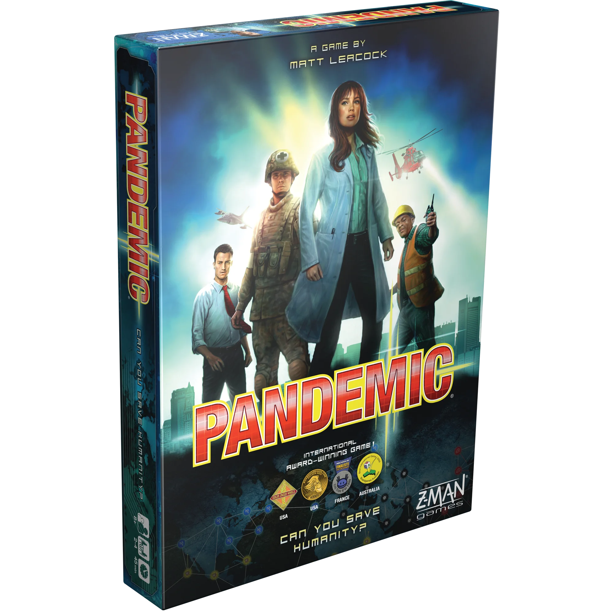 

Cooperative board game designed for players aged 8 and older, encouraging teamwork and strategic thinking