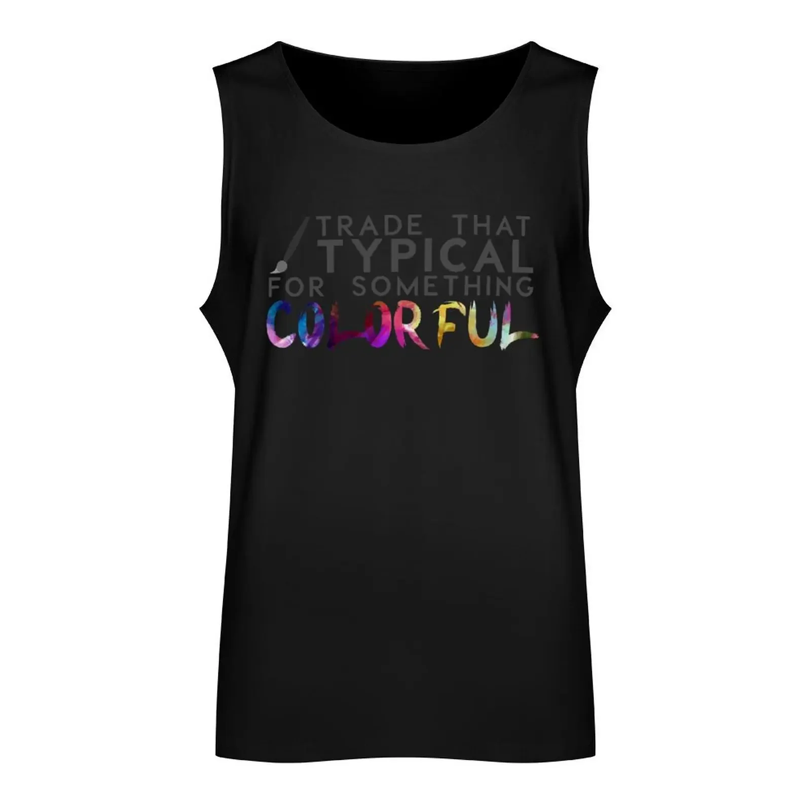 Colorful not Typical Tank Top Man gym clothes mens gym clothes gym accessories man