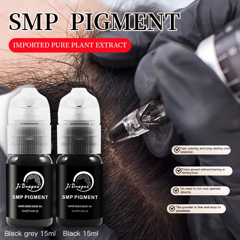 

15 мл SMP набор пигментных чернил для татуировки, цветной перманентный макияж, принадлежности для микроблейдинга, профессиональная жидкость для кожи головы, растушевка, микропигментация