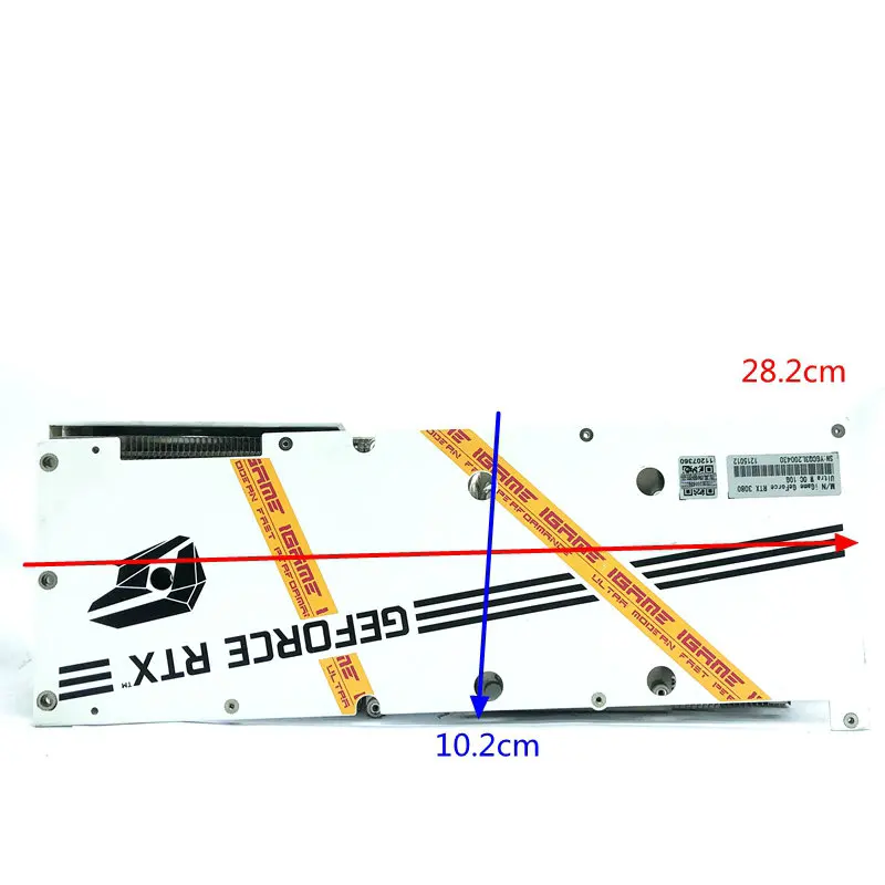 The Cooler for ColorFul RTX3080 UItra Graphics Video Card With Backplate