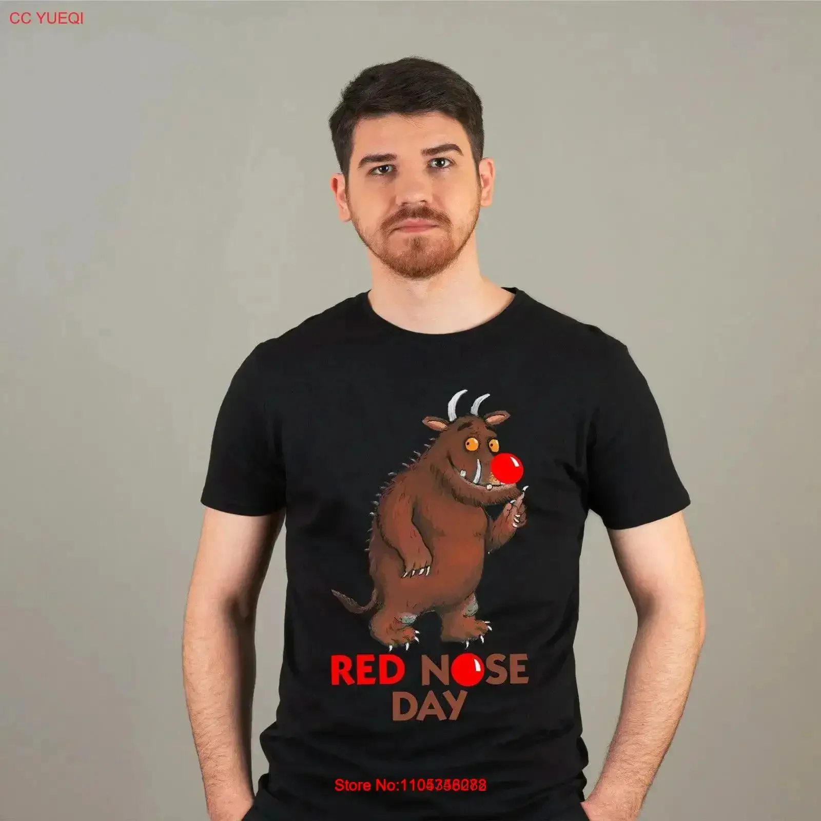 T-shirt Red Nose Day 2025 Comic Relief Charity School Event, style vintage délavé, graphique polyvalent, élégant pour le quotidien